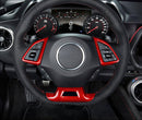 CAMARO 16-24 CARBON FIBER STEERING WHEEL TRIM COVER - Infinite Aero