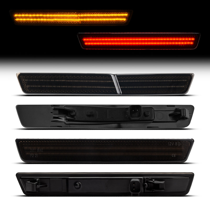 CHALLENGER WIDEBODY 15-23 FRONT/REAR DYNAMIC SMOKED LED SIDE