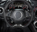 CAMARO 16-24 CARBON FIBER STEERING WHEEL TRIM COVER - Infinite Aero
