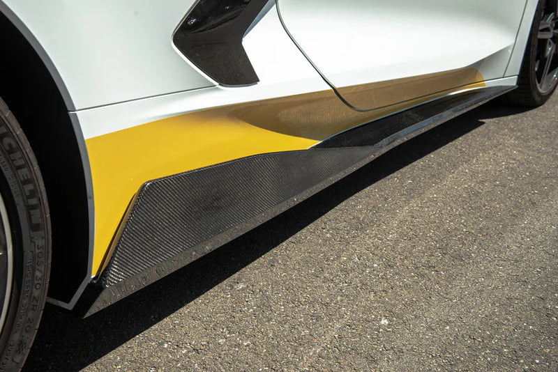 CORVETTE 20-25 5VM CARBON FIBER SIDE SKIRTS - Infinite Aero