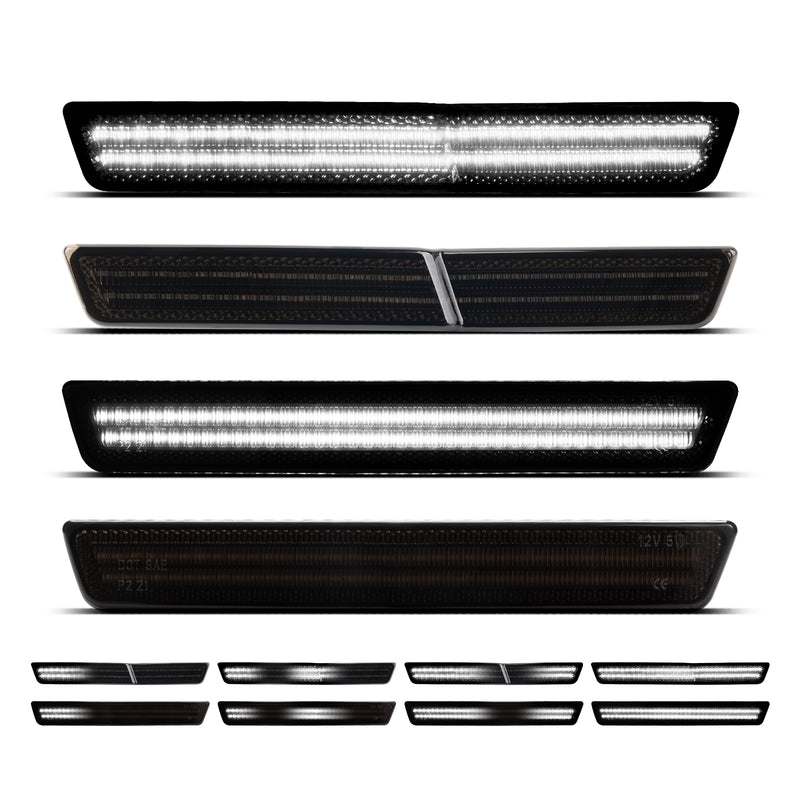 CHALLENGER WIDEBODY 15-23 FRONT/REAR DYNAMIC SMOKED LED SIDE