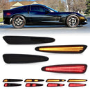 CORVETTE 05-13 FRONT/REAR DYNAMIC SMOKED LED SIDE MARKER - Infinite Aero
