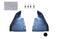 CORVETTE 14-19 REAR FENDER CANARD GROUND EFFECTS - Infinite Aero