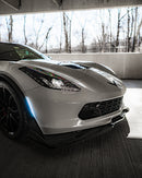 CORVETTE 14-19 C7 STAGE 3.5 ZR1 STYLE FRONT SPLITTER - Infinite Aero