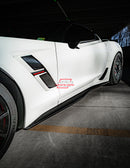 CORVETTE 14-19 Z06 CARBON FIBER SIDE SKIRTS FOR STINGRAY/Z51/GS/Z06 - Infinite Aero