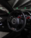 CAMARO 16-24 CARBON FIBER STEERING WHEEL TRIM COVER - Infinite Aero