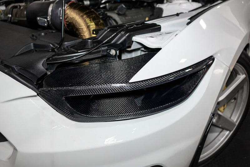 MUSTANG 15-17 CARBON FIBER HEADLIGHT DELETE - Infinite Aero