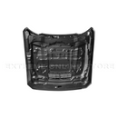 MUSTANG 24-26 CARBON FIBER HOOD with VENT