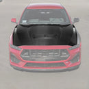 MUSTANG 24-26 CARBON FIBER HOOD with VENT
