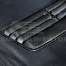 MUSTANG 24-26 CARBON FIBER HOOD with VENT