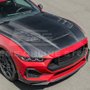 MUSTANG 24-26 CARBON FIBER VENTED HOOD