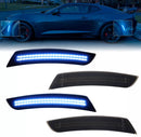 CAMARO 16-24 FRONT/REAR SMOKED LED SIDE MARKERS - Infinite Aero