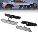 CAMARO 10-15 FRONT/REAR CLEAR LED SIDE MARKERS - Infinite Aero