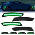 CAMARO 16-24 FRONT/REAR DYNAMIC SMOKED LED SIDE MARKERS - Infinite Aero