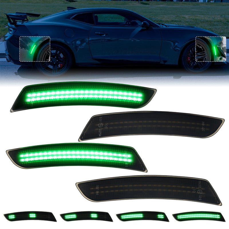 Bestview Smoked LED Side Marker Lights for Chevy Camaro Bestview Smoked LED Side Marker Lights for Chevy Camaro