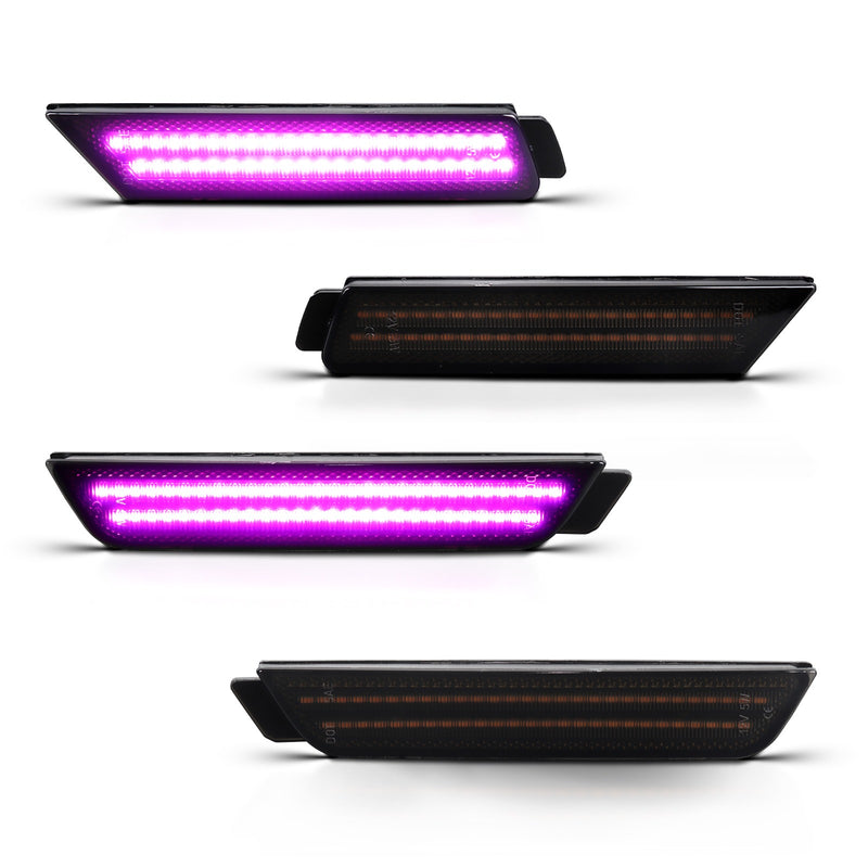 CAMARO 10-15 FRONT/REAR SMOKED LED SIDE MARKERS - Infinite Aero