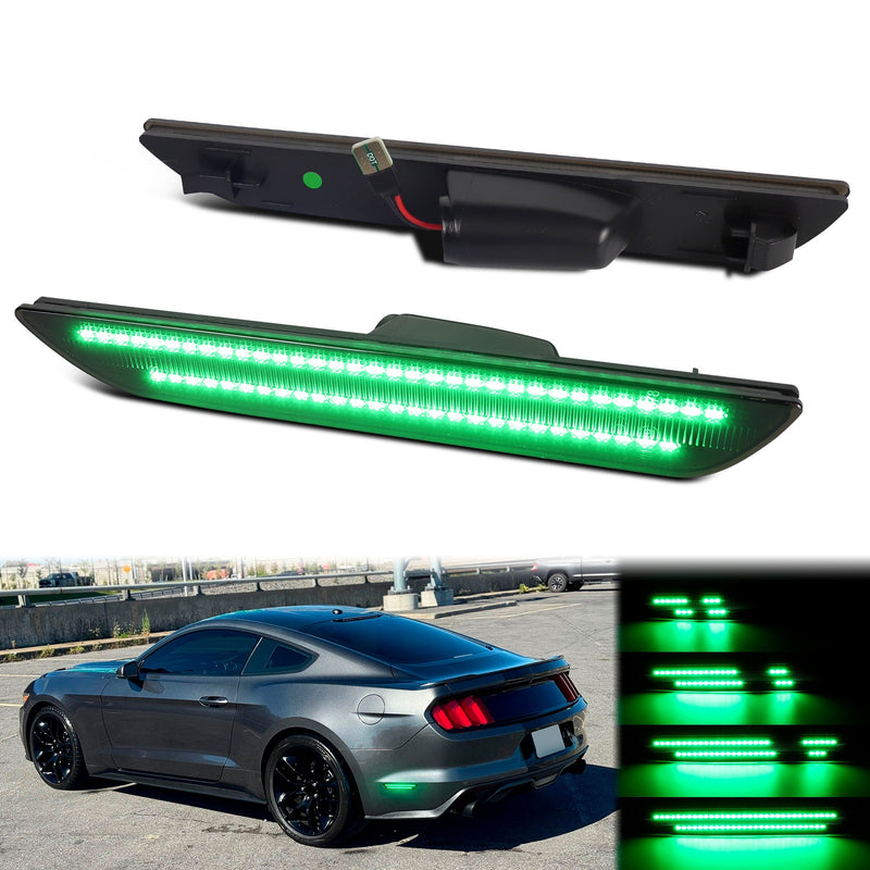 MUSTANG 15-23 REAR DYNAMIC SMOKED LED SIDE MARKERS - Infinite Aero