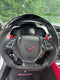 CORVETTE 14-19 ALCANTARA CARBON FIBER LED STEERING WHEEL - Infinite Aero