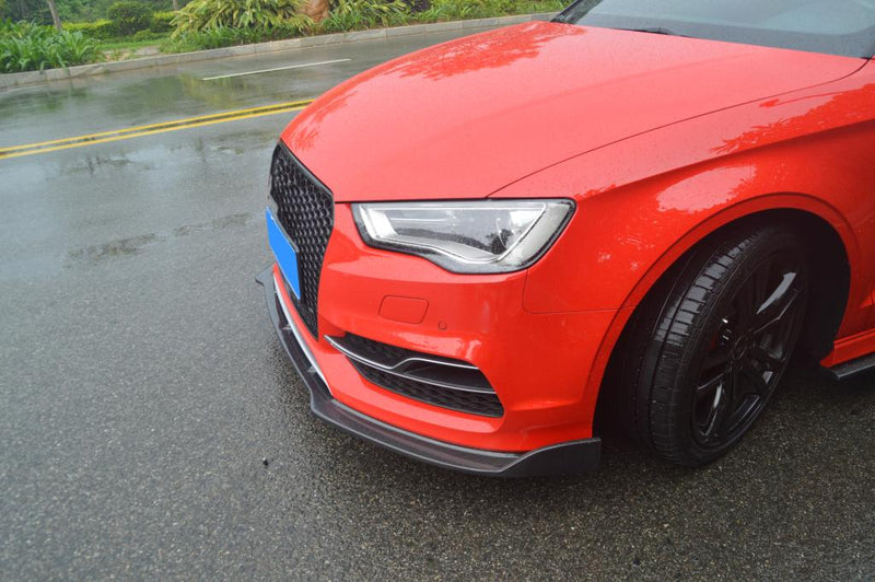 AUDI A3 S LINE / S3 2014-2016 R SPEC CARBON FIBER SPLITTER - Infinite Aero