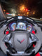 CORVETTE 14-19 ALCANTARA CARBON FIBER LED STEERING WHEEL - Infinite Aero