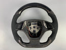 CORVETTE 14-19 ALCANTARA CARBON FIBER LED STEERING WHEEL w/ CARBON FIBER BUTTON TRIM