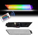 CAMARO 10-15 FRONT/REAR RGB DYNAMIC LED SIDE MARKERS w/ REMOTE