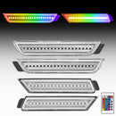CAMARO 10-15 FRONT/REAR RGB DYNAMIC LED SIDE MARKERS w/ REMOTE