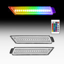 CAMARO 10-15 FRONT/REAR RGB DYNAMIC LED SIDE MARKERS w/ REMOTE