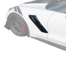 CORVETTE 14-19 ZR1 CONVERSION FRONT FENDER VENTS FOR GRAND SPORT, Z06 - Infinite Aero
