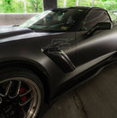 CORVETTE 14-19 ZR1 CONVERSION FRONT FENDER VENTS FOR GRAND SPORT, Z06 - Infinite Aero