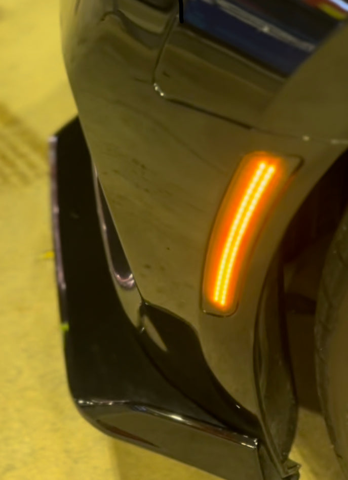 CAMARO 16-23 FRONT/REAR SMOKED LED SIDE MARKERS - Infinite Aero