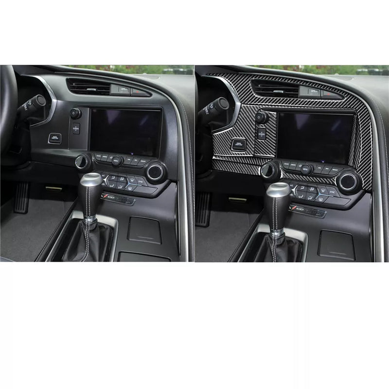 CORVETTE 14-19 CARBON FIBER DASH BOARD FULL TRIM SET - Infinite Aero