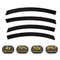 CORVETTE 14-19 FRONT/REAR SMOKED LED SIDE MARKERS - Infinite Aero
