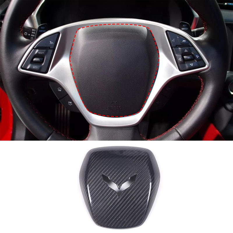 CORVETTE 14-19 CARBON FIBER AIRBAG COVER - Infinite Aero