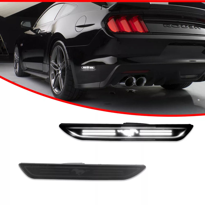 MUSTANG 15-23 REAR SMOKED MUSTANG LED SIDE MARKERS - Infinite Aero