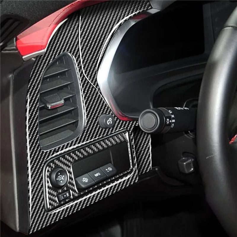 CORVETTE 14-19 CARBON FIBER DASH BOARD FULL TRIM SET - Infinite Aero