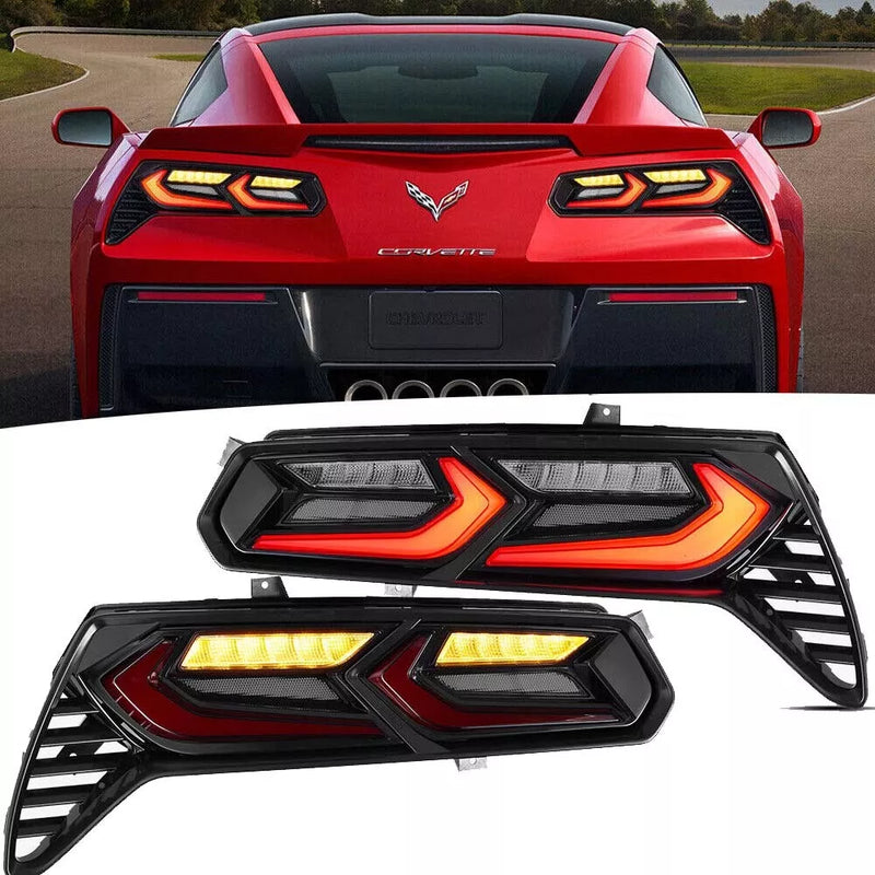CORVETTE 14-19 C8 STYLE TAILLIGHTS FOR C7 - Infinite Aero