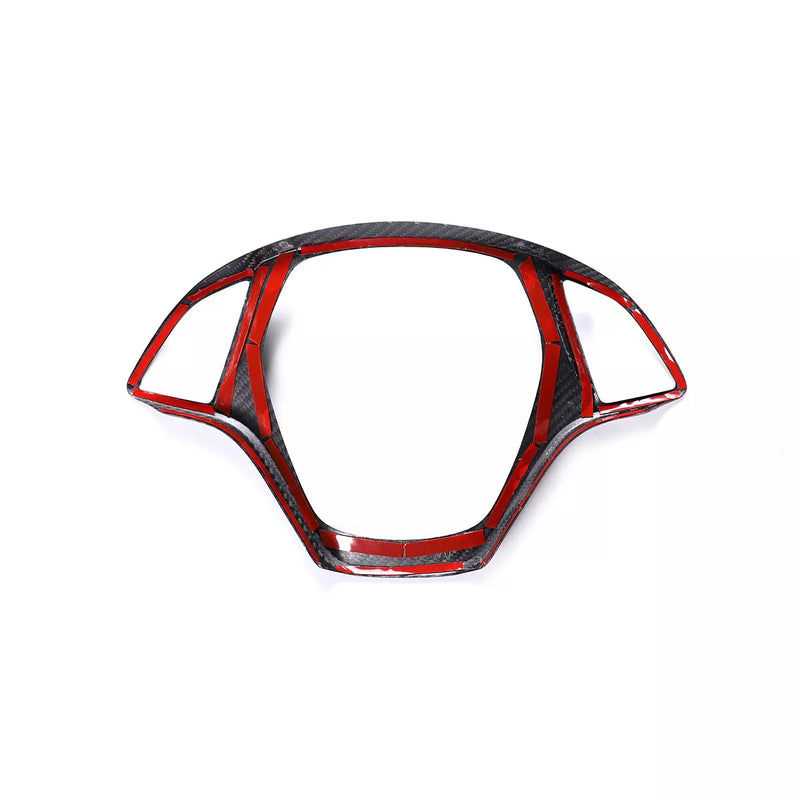 CORVETTE 14-19 STEERING WHEEL CHROME DELETE COVER - Infinite Aero