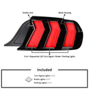 MUSTANG 15-23 EURO SEQUENTIAL LED TAILLIGHTS