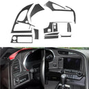 CORVETTE 14-19 CARBON FIBER DASH BOARD FULL TRIM SET - Infinite Aero
