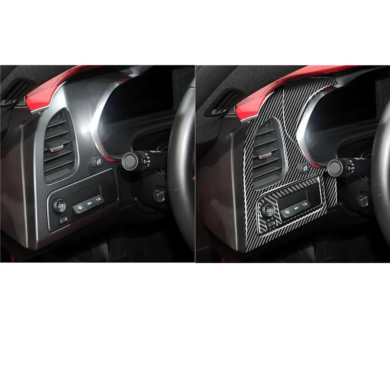 CORVETTE 14-19 CARBON FIBER DASH BOARD FULL TRIM SET - Infinite Aero