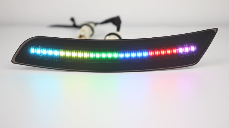 CAMARO 16-24 FRONT/REAR FLOWING RGB SMOKED LED SIDE MARKERS - Infinite Aero