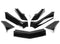CORVETTE 20-24 C7 ZR1 STYLE SPLITTER + WINGLETS FOR C8 (7 Piece) - Infinite Aero