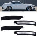 MUSTANG 24-26 FRONT/REAR SMOKED LED SIDE MARKERS - Infinite Aero
