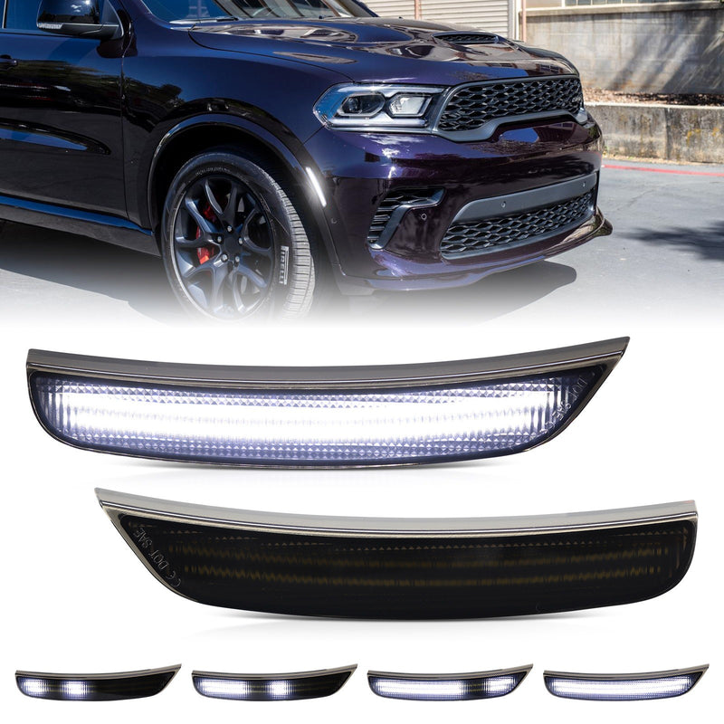 DURANGO 21-25 FRONT DYNAMIC SMOKED LED SIDE MARKERS - Infinite Aero