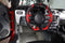 Mustang 15-23 Car Steering Wheel Cover Interior Red/Carbon Fiber - Infinite Aero