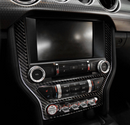 MUSTANG 2015-2023 Carbon Fiber Infotainment Panel Overlay - Infinite Aero