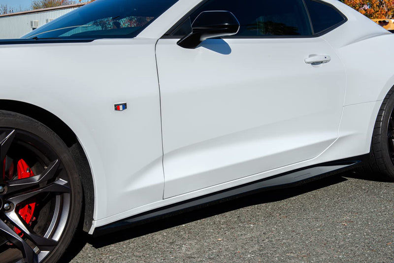 CAMARO ZL1 SIDE SKIRTS GLOSS BLACK FOR 16-23 - Infinite Aero